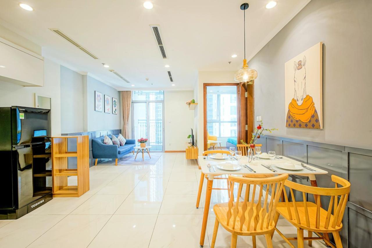 Mott Haven Apart - Vinhomes Central Park, Landmark 81 Area & Ice Rink Ho Chi Minh-Byen Eksteriør billede