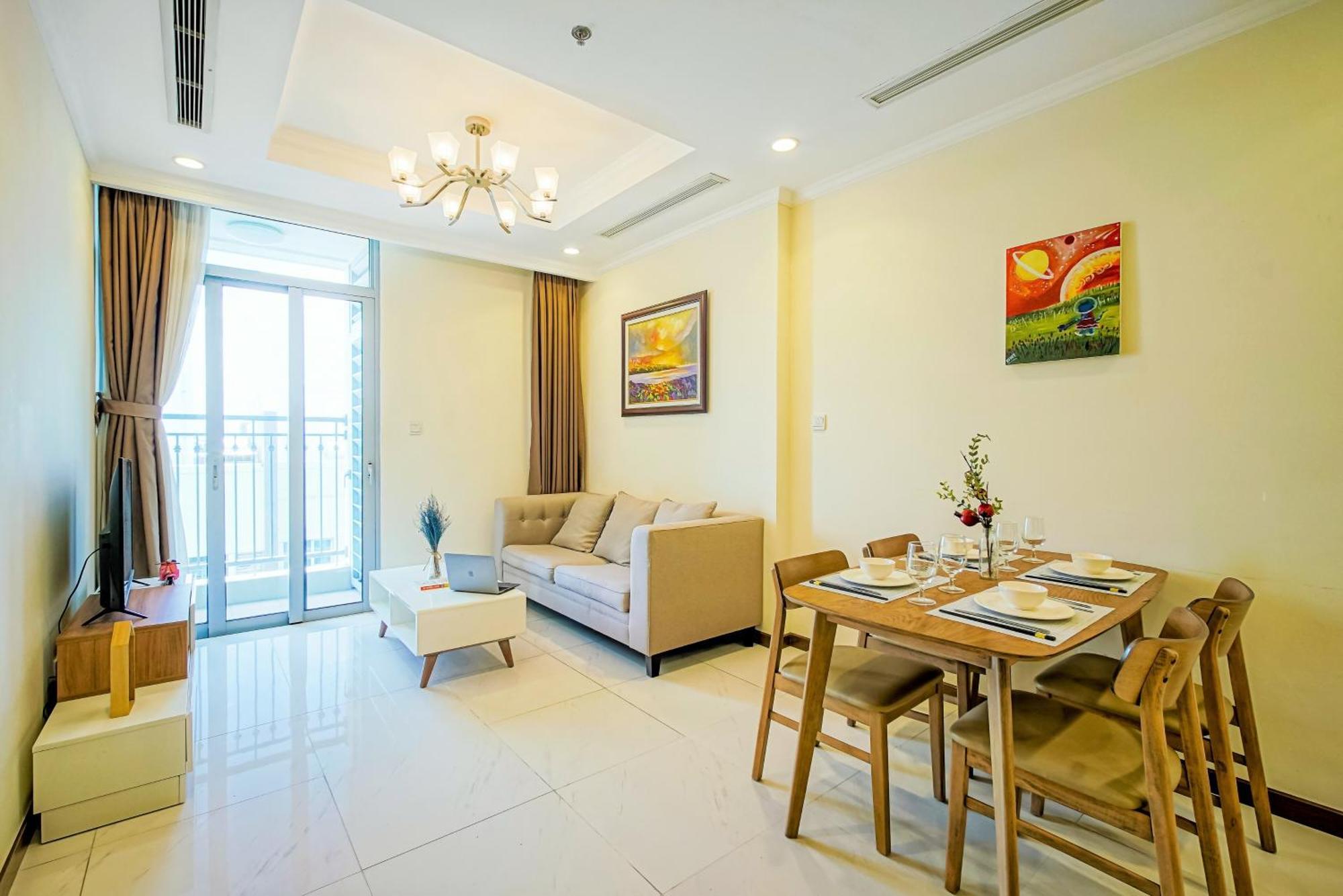 Mott Haven Apart - Vinhomes Central Park, Landmark 81 Area & Ice Rink Ho Chi Minh-Byen Eksteriør billede